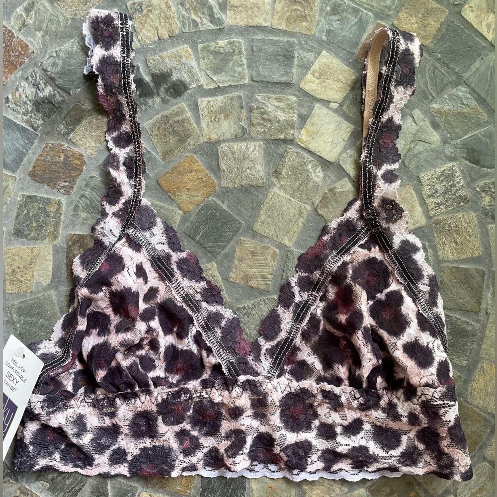 Hanky Panky Printed Signature Lace Crossover Bralette